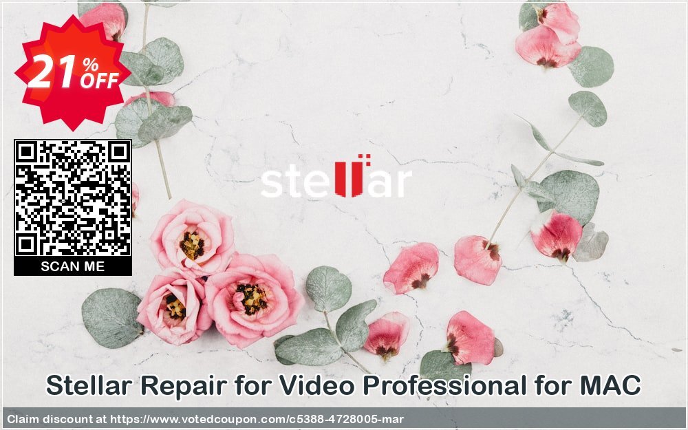 Stellar Repair for Video Professional for MAC Coupon Code Apr 2024, 21% OFF - VotedCoupon