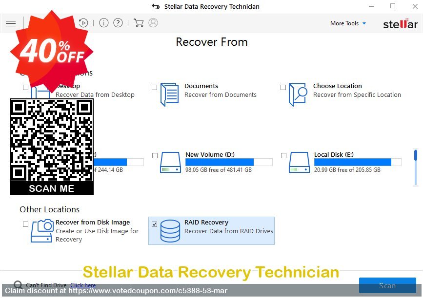 Stellar Data Recovery Technician Coupon, discount 68% OFF Stellar Data Recovery Technician, verified. Promotion: Stirring discount code of Stellar Data Recovery Technician, tested & approved