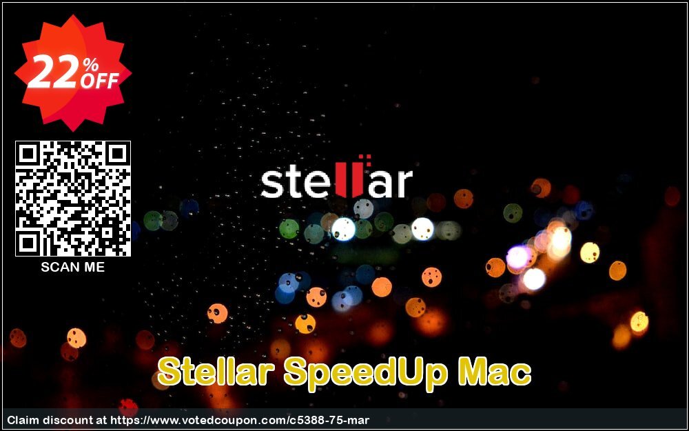 Stellar SpeedUp MAC Coupon, discount Stellar Speedup Mac - Single License awful offer code 2024. Promotion: NVC Exclusive Coupon