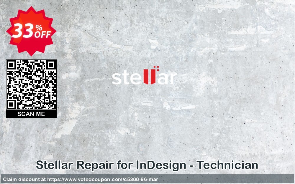 Stellar Repair for InDesign - Technician Coupon, discount NVC Exclusive Coupon. Promotion: NVC Exclusive Coupon