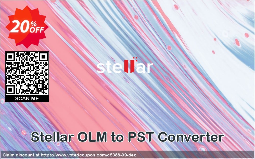 Stellar OLM to PST Converter Coupon, discount Stellar Converter for OLM - SOHO [1 Year Subscription] hottest promo code 2023. Promotion: NVC Exclusive Coupon