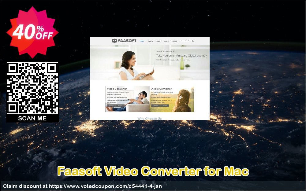 Faasoft Video Converter for MAC Coupon, discount Faasoft Video Converter for Mac amazing promo code 2024. Promotion: 