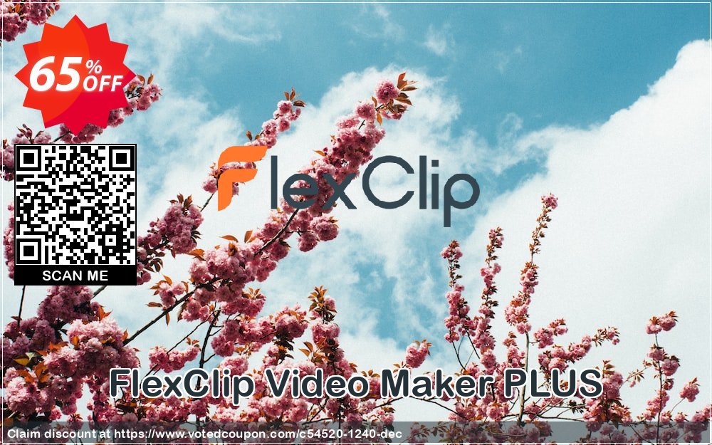 FlexClip Video Maker PLUS Coupon, discount 55% OFF FlexClip Video Maker PLUS, verified. Promotion: Dreaded offer code of FlexClip Video Maker PLUS, tested & approved
