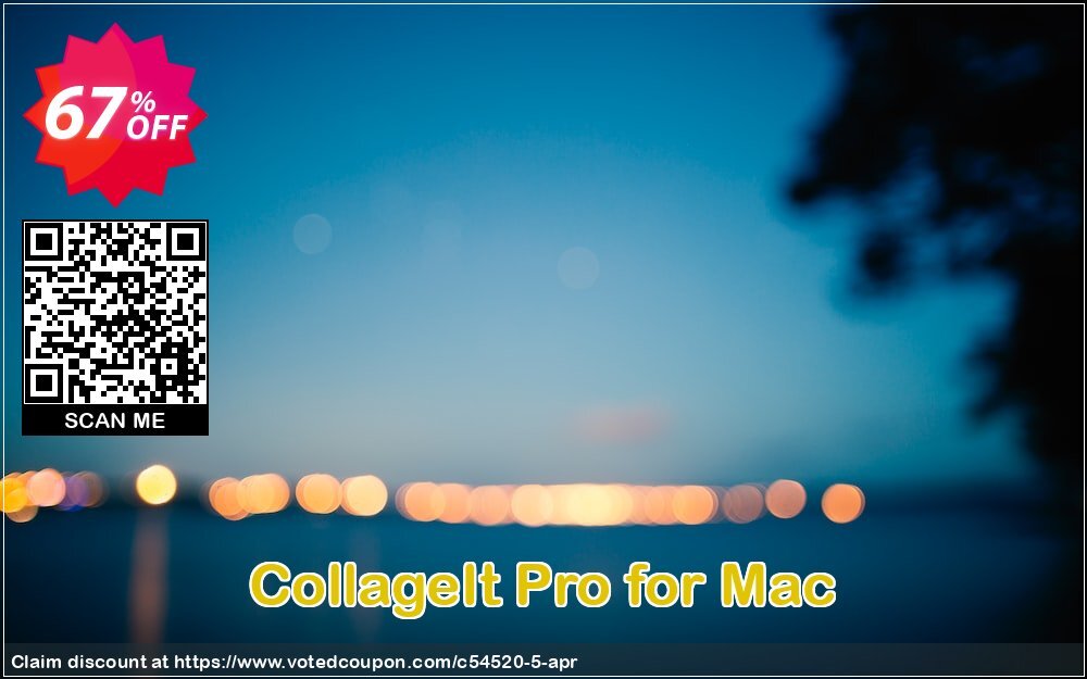 CollageIt Pro for MAC Coupon, discount CollageIt Pro for Mac wonderful discount code 2024. Promotion: GIF products $9.99 coupon for aff 611063