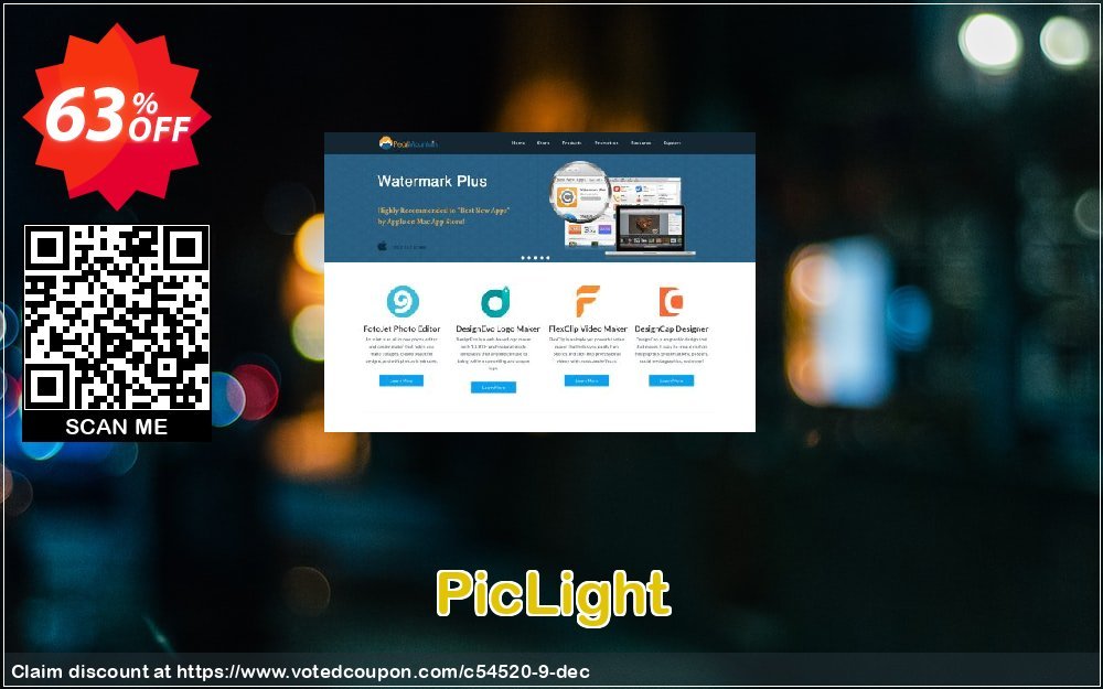 PicLight Coupon, discount GIF products $9.99 coupon for aff 611063. Promotion: GIF products $9.99 coupon for aff 611063