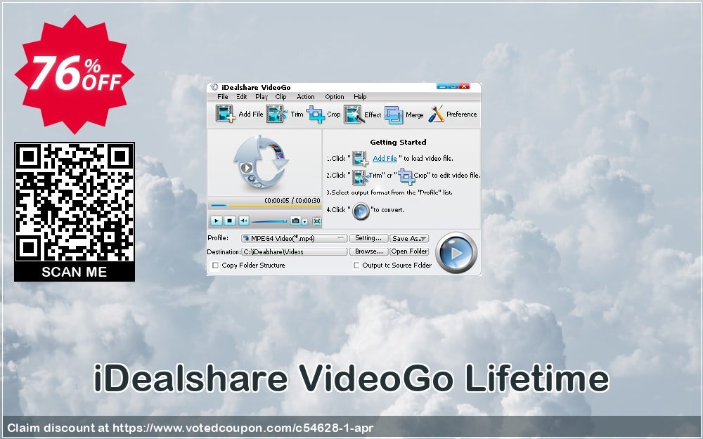 iDealshare VideoGo Lifetime voted-on promotion codes