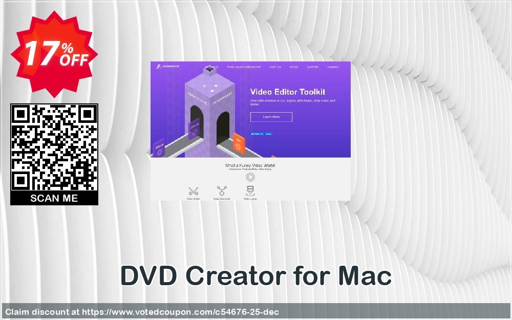 DVD Creator for MAC Coupon, discount Adoreshare offer 54676. Promotion: Adoreshare coupon code 54676
