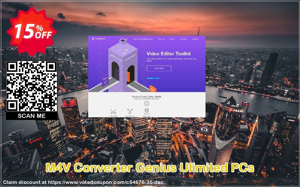 M4V Converter Genius Ulimited PCs Coupon, discount Adoreshare offer 54676. Promotion: Adoreshare coupon code 54676