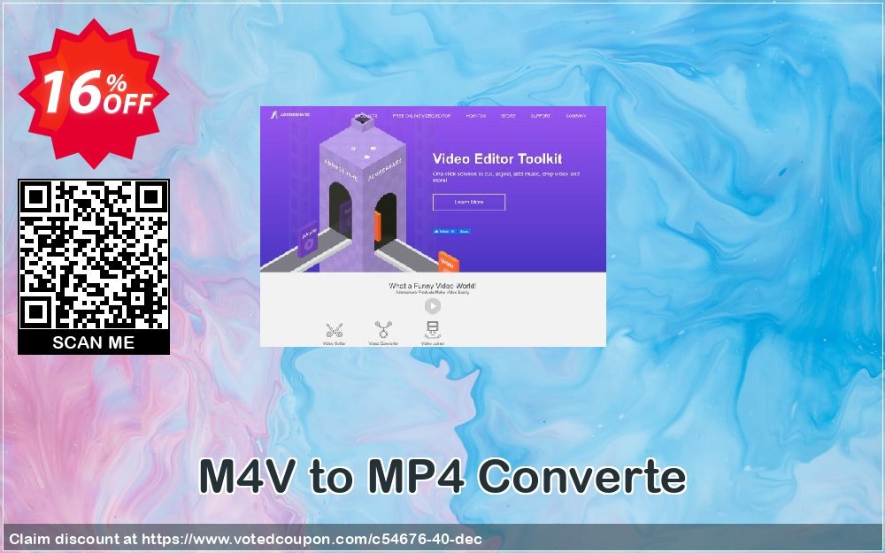 M4V to MP4 Converte Coupon, discount Adoreshare offer 54676. Promotion: Adoreshare coupon code 54676