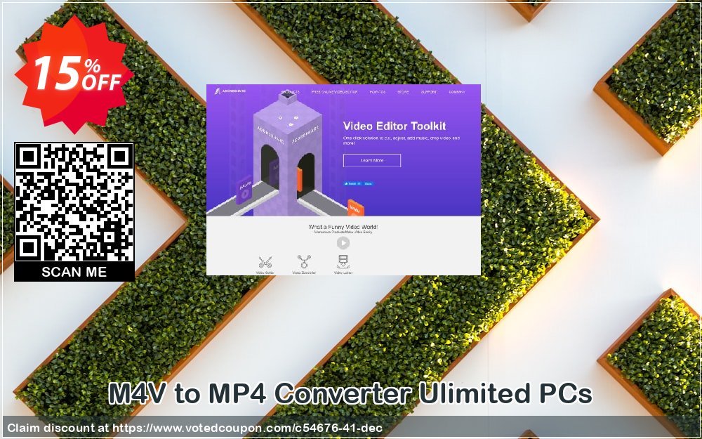 M4V to MP4 Converter Ulimited PCs Coupon, discount Adoreshare offer 54676. Promotion: Adoreshare coupon code 54676