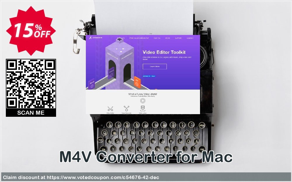 M4V Converter for MAC Coupon, discount Adoreshare offer 54676. Promotion: Adoreshare coupon code 54676