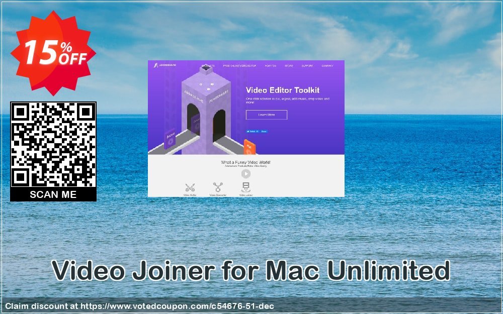 Video Joiner for MAC Unlimited Coupon, discount Adoreshare offer 54676. Promotion: Adoreshare coupon code 54676