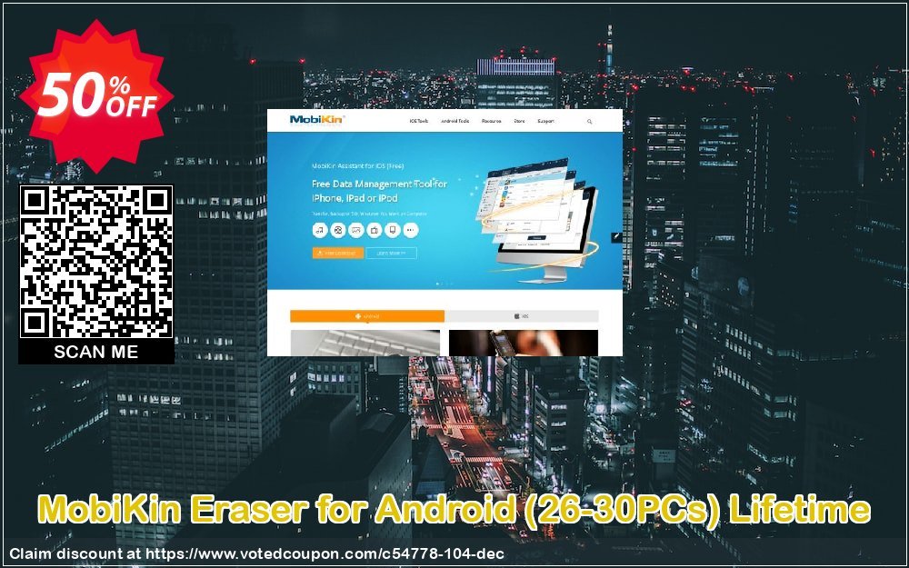 MobiKin Eraser for Android, 26-30PCs Lifetime Coupon Code Apr 2024, 50% OFF - VotedCoupon