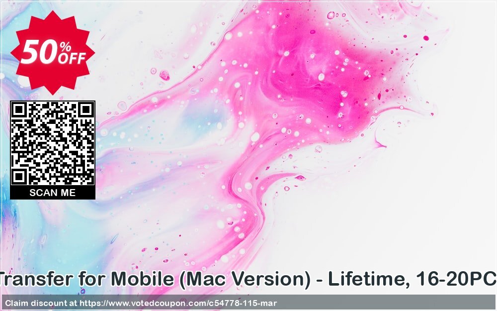 MobiKin Transfer for Mobile, MAC Version - Lifetime, 16-20PCs Plan Coupon Code Jun 2024, 50% OFF - VotedCoupon