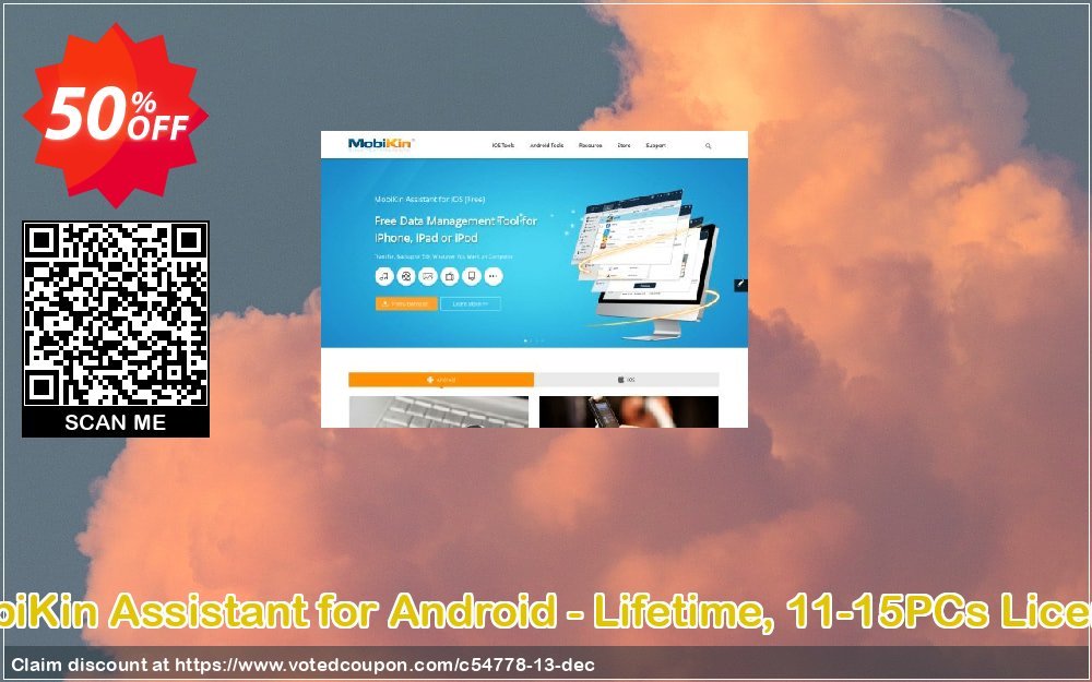 MobiKin Assistant for Android - Lifetime, 11-15PCs Plan Coupon Code Apr 2024, 50% OFF - VotedCoupon