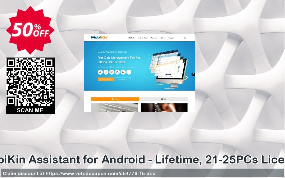 MobiKin Assistant for Android - Lifetime, 21-25PCs Plan Coupon Code Apr 2024, 50% OFF - VotedCoupon