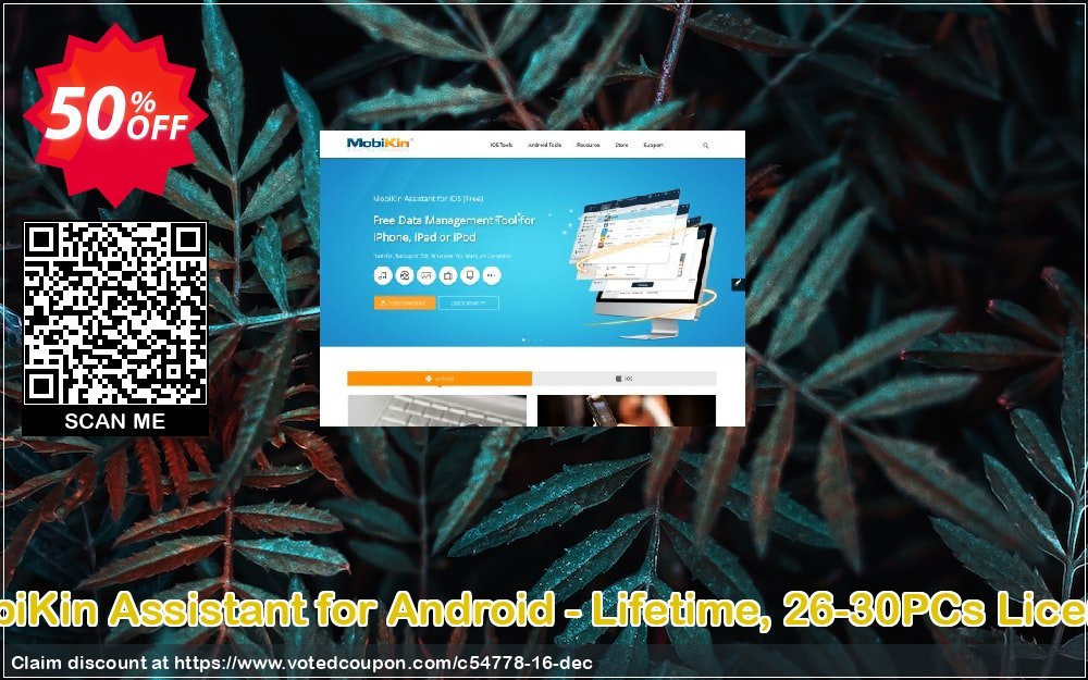 MobiKin Assistant for Android - Lifetime, 26-30PCs Plan Coupon Code Apr 2024, 50% OFF - VotedCoupon