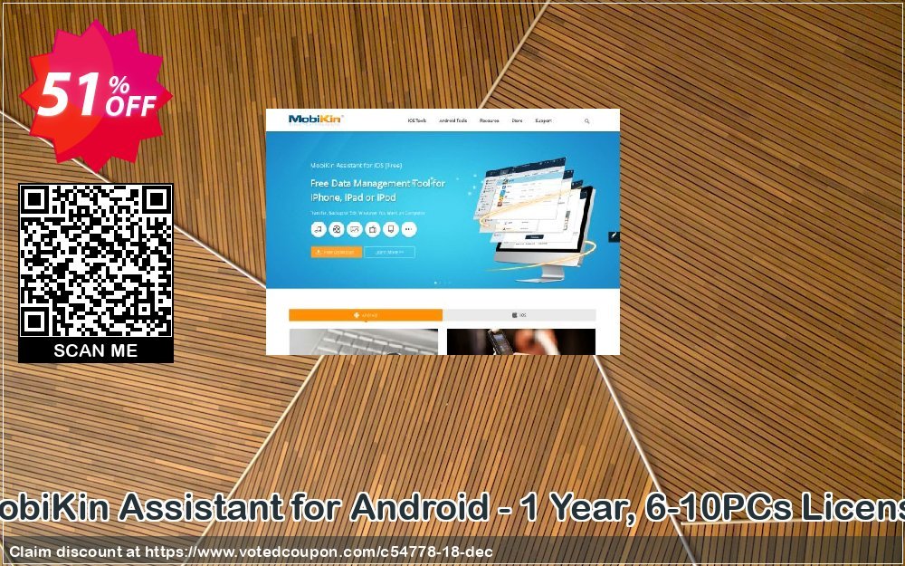 MobiKin Assistant for Android - Yearly, 6-10PCs Plan Coupon Code May 2024, 51% OFF - VotedCoupon