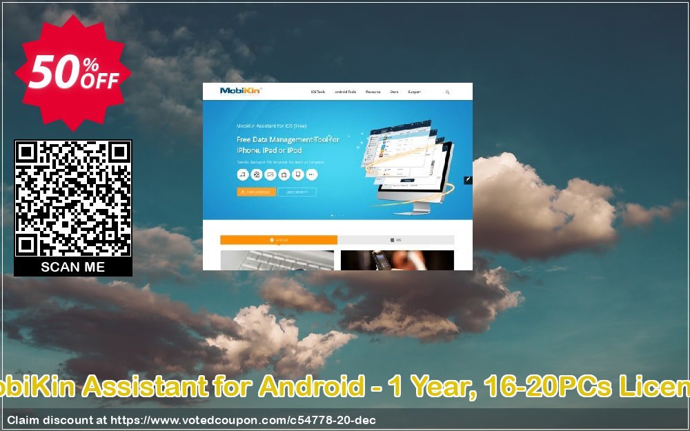 MobiKin Assistant for Android - Yearly, 16-20PCs Plan Coupon Code May 2024, 50% OFF - VotedCoupon