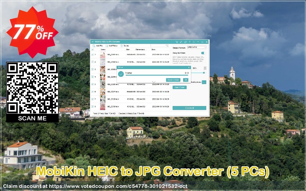 MobiKin HEIC to JPG Converter, 5 PCs  Coupon Code May 2024, 77% OFF - VotedCoupon