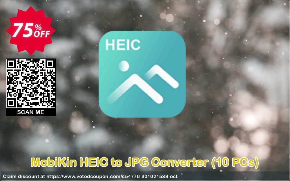 MobiKin HEIC to JPG Converter, 10 PCs  Coupon Code May 2024, 75% OFF - VotedCoupon