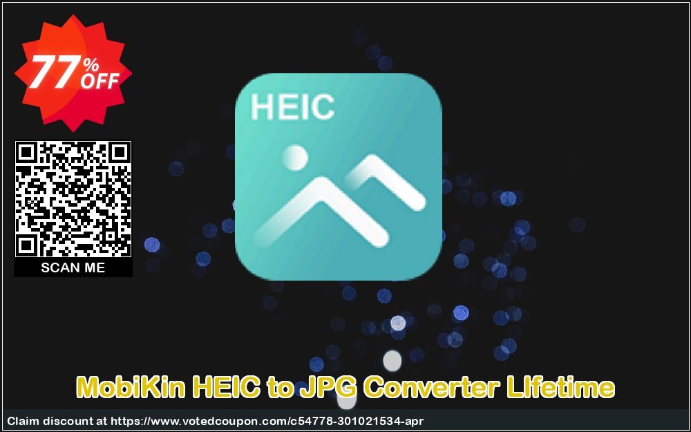 MobiKin HEIC to JPG Converter LIfetime Coupon, discount 80% OFF MobiKin HEIC to JPG Converter LIfetime, verified. Promotion: Awful deals code of MobiKin HEIC to JPG Converter LIfetime, tested & approved