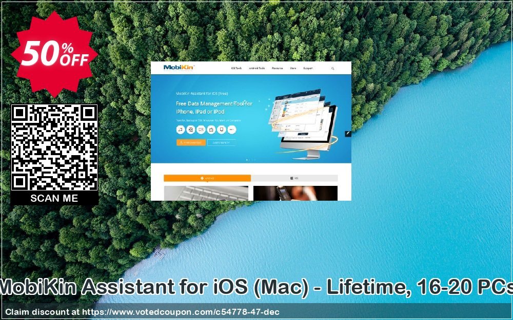 MobiKin Assistant for iOS, MAC - Lifetime, 16-20 PCs Coupon Code Apr 2024, 50% OFF - VotedCoupon