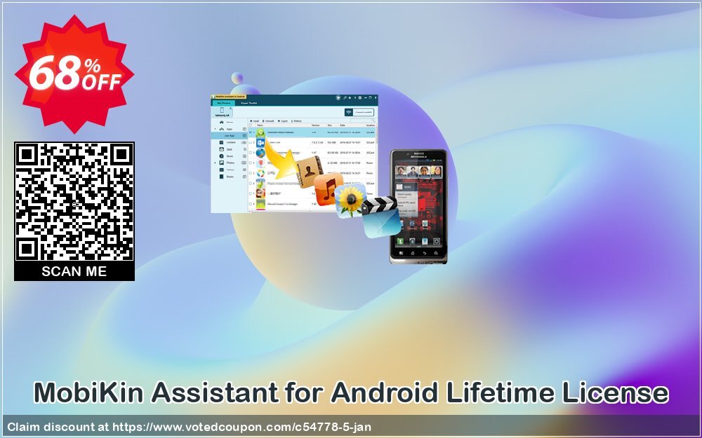 MobiKin Assistant for Android Lifetime Plan Coupon, discount 68% OFF MobiKin Assistant for Android, verified. Promotion: Awful deals code of MobiKin Assistant for Android, tested & approved