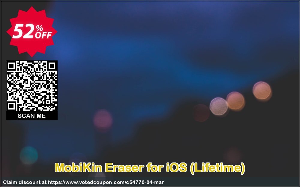 MobiKin Eraser for iOS, Lifetime  Coupon, discount 50% OFF. Promotion: 