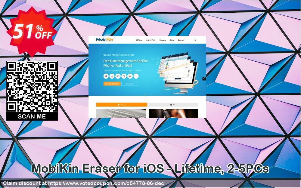 MobiKin Eraser for iOS - Lifetime, 2-5PCs Coupon Code Apr 2024, 51% OFF - VotedCoupon
