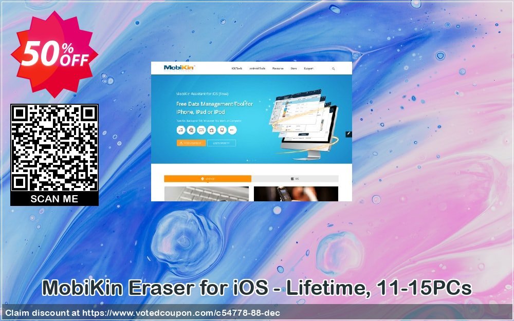 MobiKin Eraser for iOS - Lifetime, 11-15PCs Coupon Code Apr 2024, 50% OFF - VotedCoupon