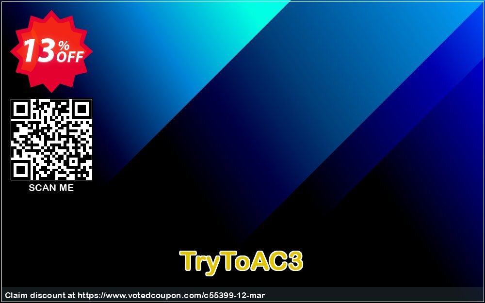 TryToAC3 Coupon Code Apr 2024, 13% OFF - VotedCoupon