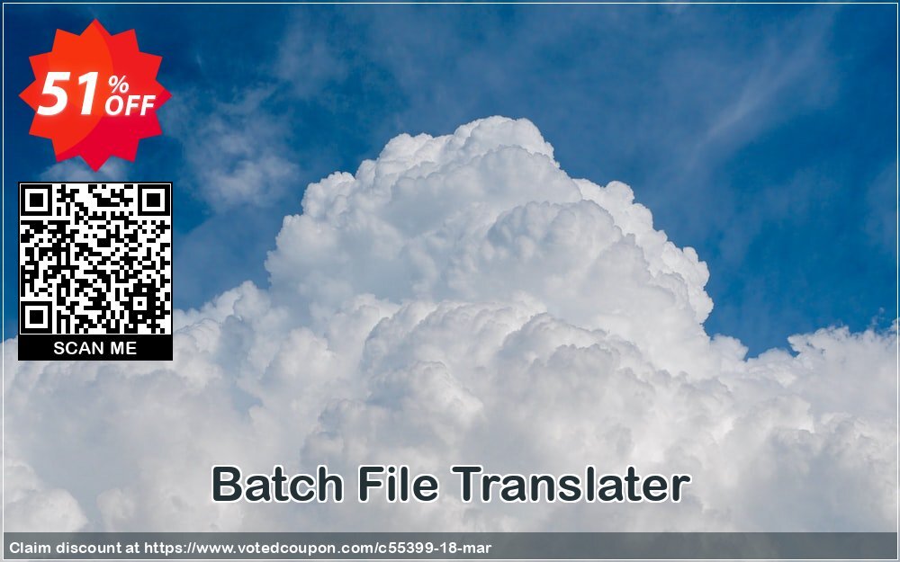 Batch File Translater Coupon, discount coupon_Batch-File-Translater_100K. Promotion: Official discount from RomanySoft