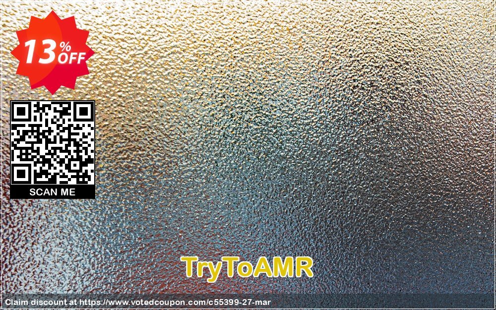 TryToAMR Coupon Code May 2024, 13% OFF - VotedCoupon