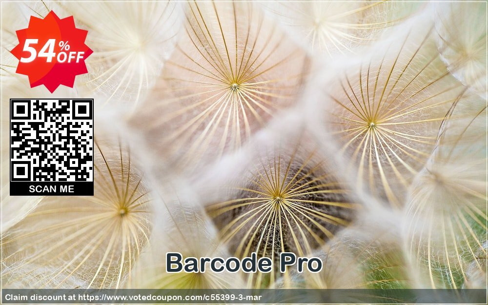 Barcode Pro Coupon, discount coupon_BarcodePro. Promotion: Official discount from RomanySoft