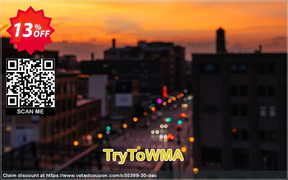 TryToWMA Coupon, discount Coupon Code_TryToWMA. Promotion: Official discount from RomanySoft
