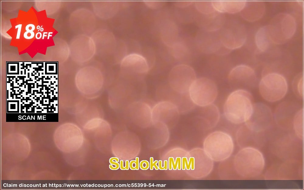 SudokuMM Coupon, discount SudokuMM-coupon. Promotion: Official discount from RomanySoft