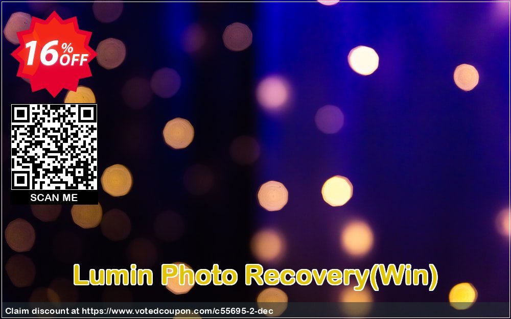 Lumin Photo Recovery, Win  Coupon, discount Lumin coupon (55695). Promotion: Lumin software promotion code