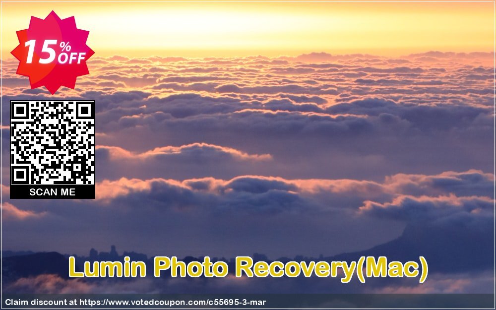 Lumin Photo Recovery, MAC  Coupon, discount Lumin coupon (55695). Promotion: Lumin software promotion code