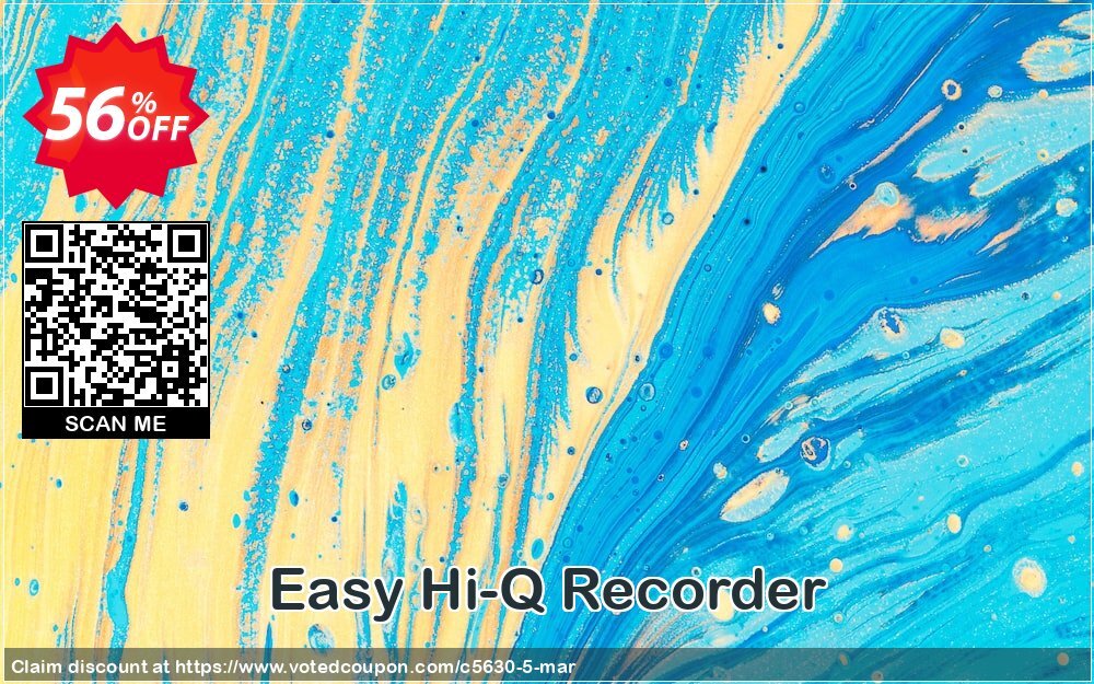 Easy Hi-Q Recorder Coupon, discount 55 off. Promotion: 55% off