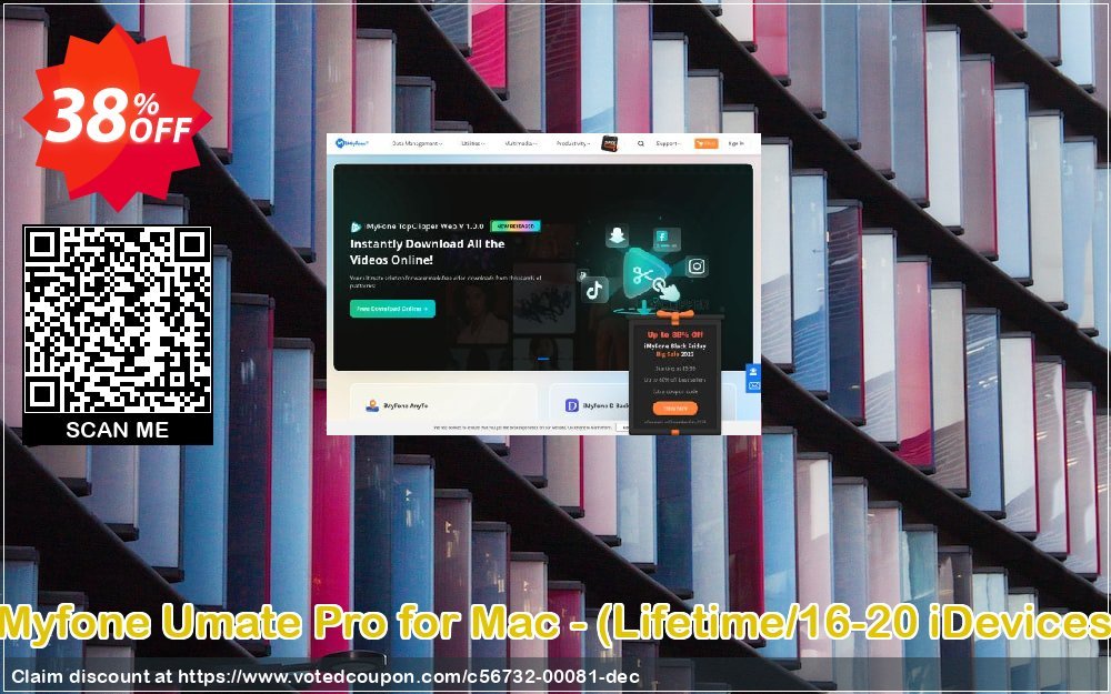 iMyfone Umate Pro for MAC -, Lifetime/16-20 iDevices 