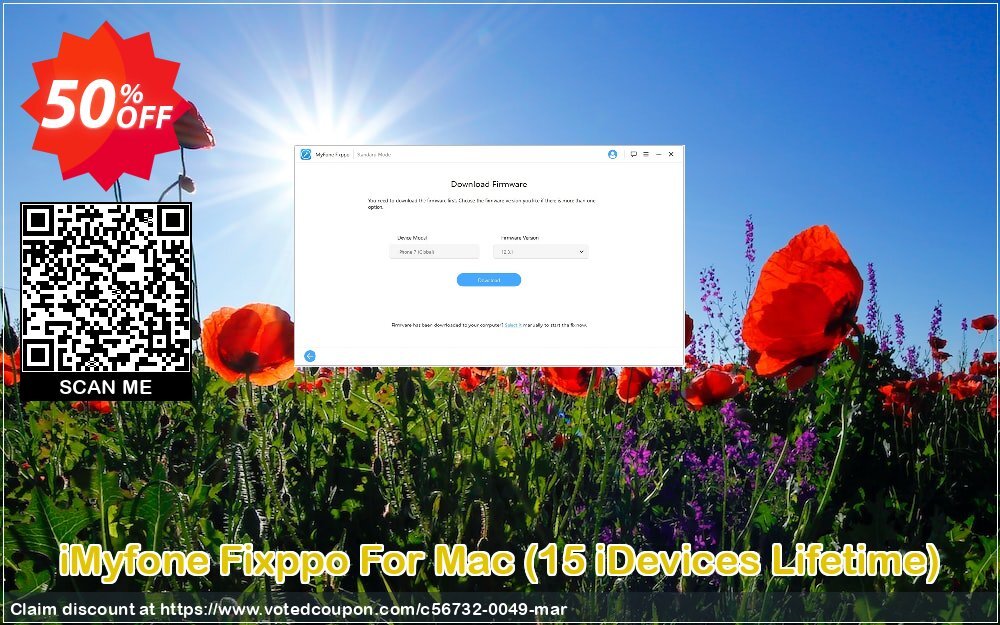 iMyfone Fixppo For MAC, 15 iDevices Lifetime  Coupon, discount iMyfone discount (56732). Promotion: iMyfone promo code