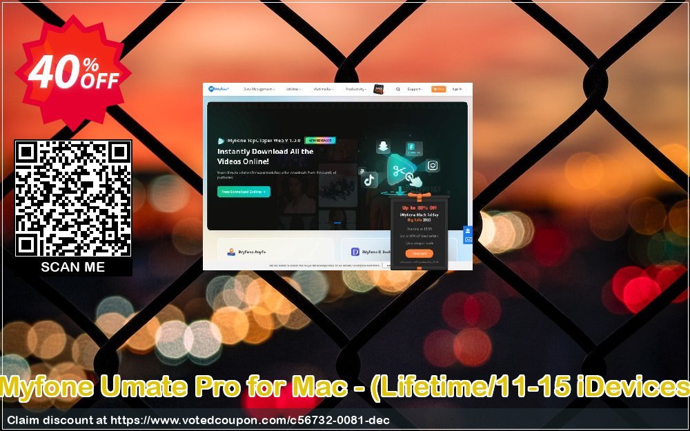 iMyfone Umate Pro for MAC -, Lifetime/11-15 iDevices 