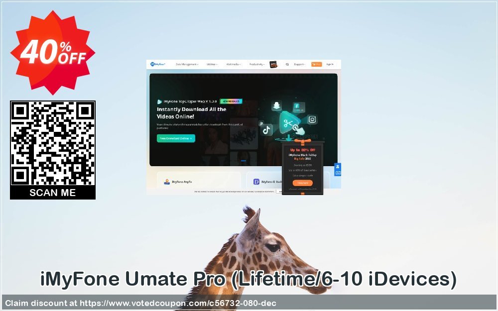 iMyFone Umate Pro, Lifetime/6-10 iDevices 