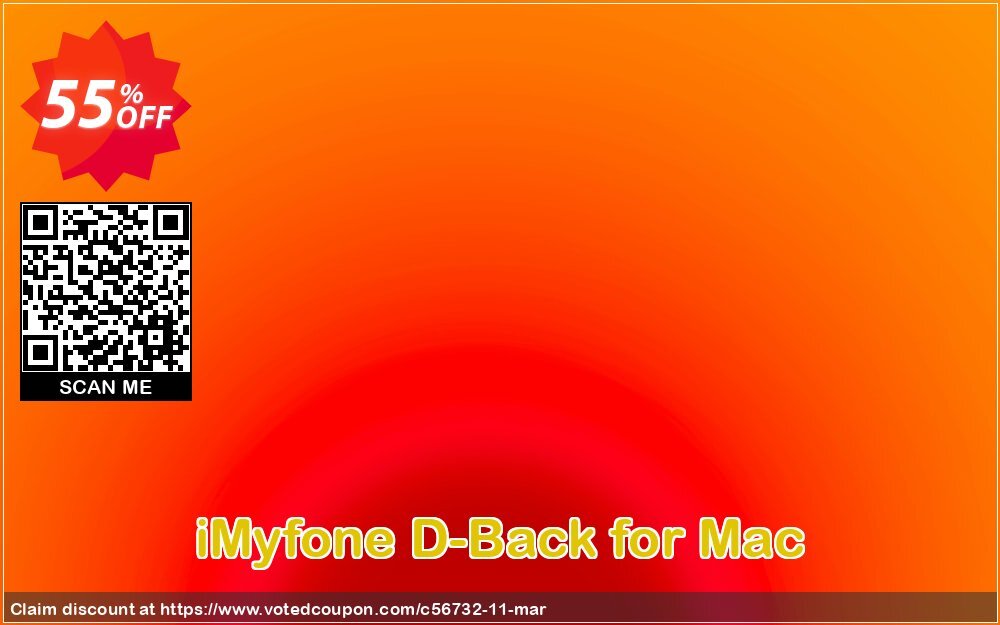 iMyfone D-Back for MAC Coupon Code Mar 2025, 55% OFF - VotedCoupon
