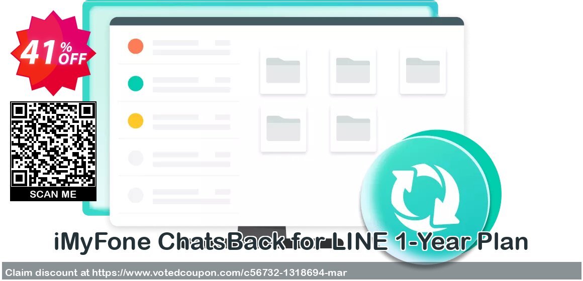 iMyFone ChatsBack for LINE 1-Year Plan Coupon Code Apr 2024, 41% OFF - VotedCoupon