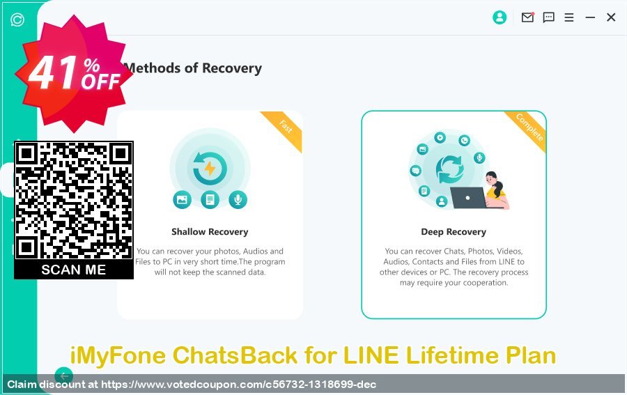 iMyFone ChatsBack for LINE Lifetime Plan