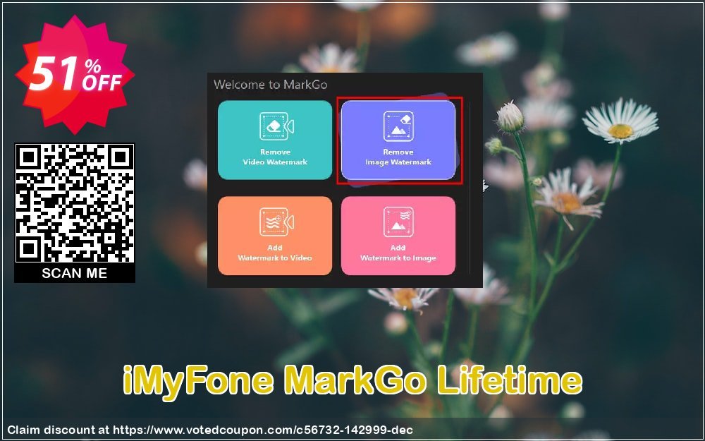 iMyFone MarkGo Lifetime Coupon, discount 50% OFF iMyFone MarkGo Lifetime, verified. Promotion: Awful offer code of iMyFone MarkGo Lifetime, tested & approved