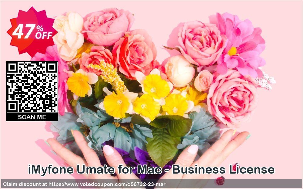 iMyfone Umate for MAC - Business Plan Coupon, discount iMyfone discount (56732). Promotion: iMyfone promo code