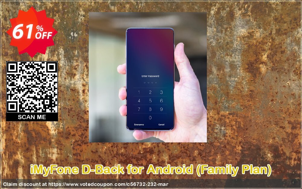 iMyFone D-Back for Android, Family Plan  Coupon, discount 60% OFF  iMyFone D-Back for Android (Family Plan), verified. Promotion: Awful offer code of  iMyFone D-Back for Android (Family Plan), tested & approved